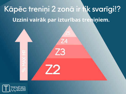 Kāpēc treniņi 2 zonā ir tik svarīgi!? Uzzini vairāk par izturības treniņiem.